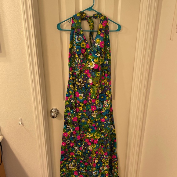 Vintage tagless halter Dress Muumuu. - Picture 1 of 3